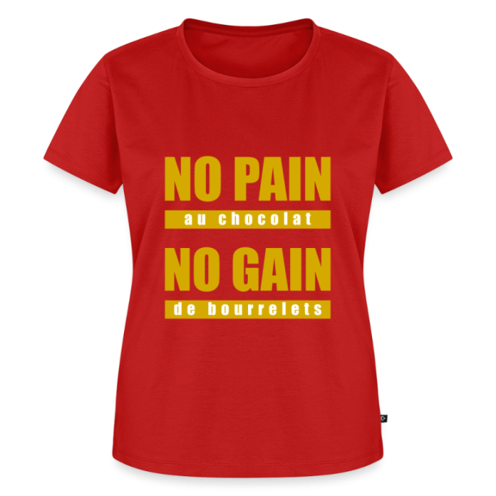 T-shirt premium femme - No pain au chocolat