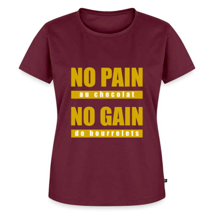 T-shirt premium femme - No pain au chocolat
