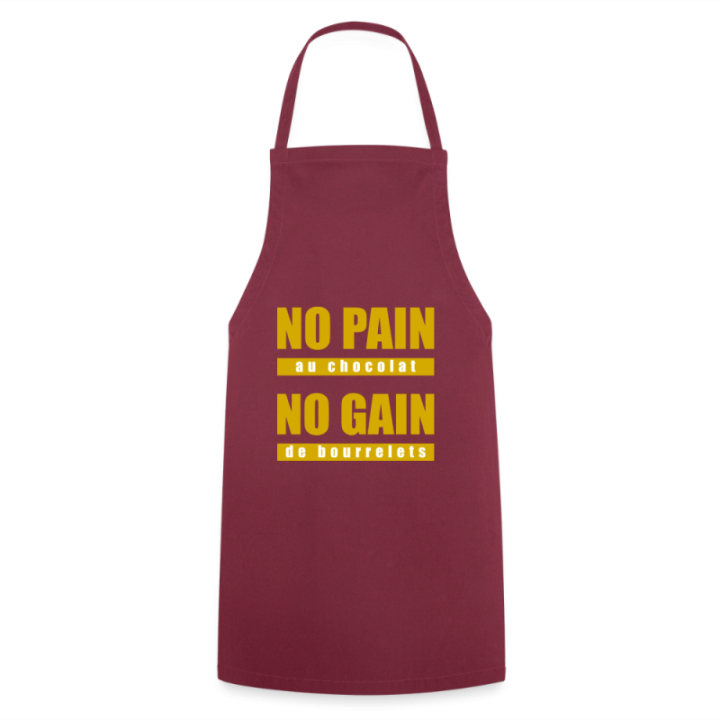 Tablier de cuisine - No pain au chocolat