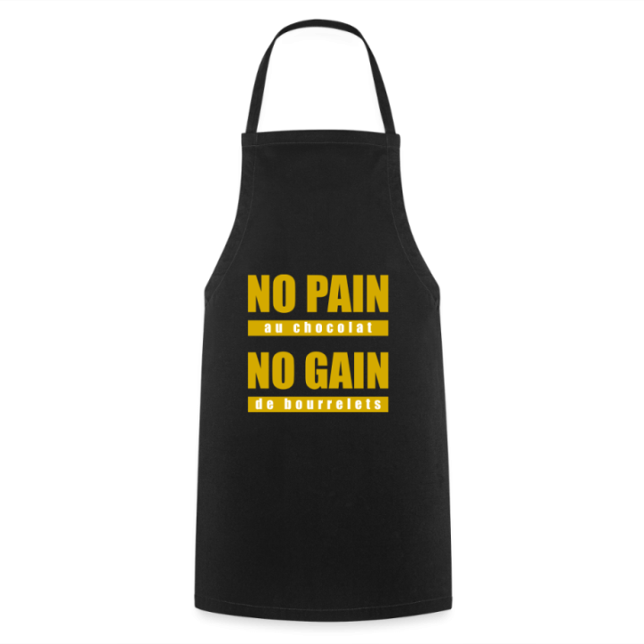 Tablier de cuisine - No pain au chocolat