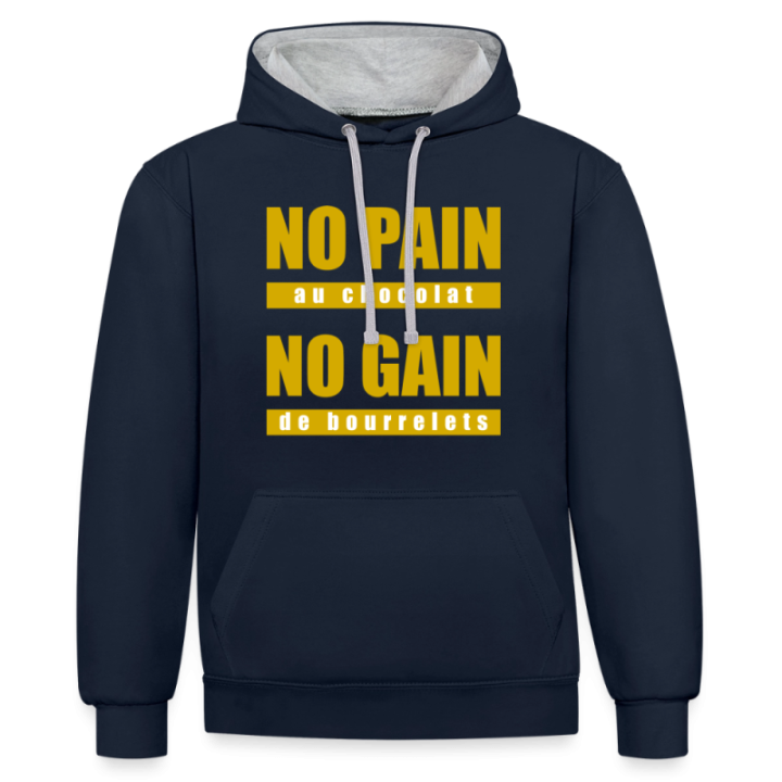 no gain de bourrelets - noir/or - front