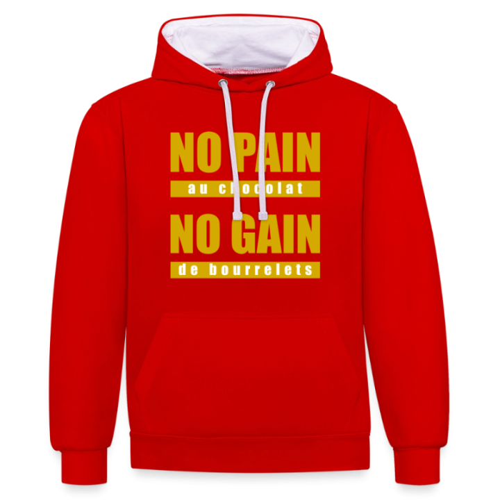  no gain de bourrelets - bleu marine/rouge - front