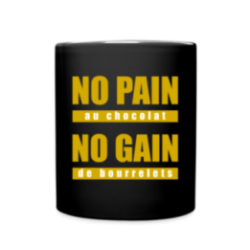 Mug uni - No pain au chocolat, no gain de bourrelets