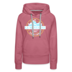Sweat-shirt à capuche premium femme - La montagne: Garantie sans cons