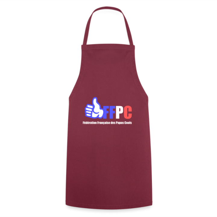 Tablier de cuisine - Fédération Française des papas cools - bordeaux - front
