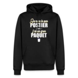 Sweat-shirt à capuche premium homme - J'ai un gros paquet