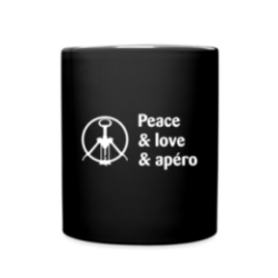 Mug uni - Peace Love Apéro