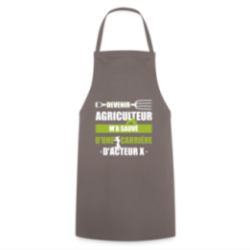 Tablier de cuisine - Devenir agriculteur m'a sauvé