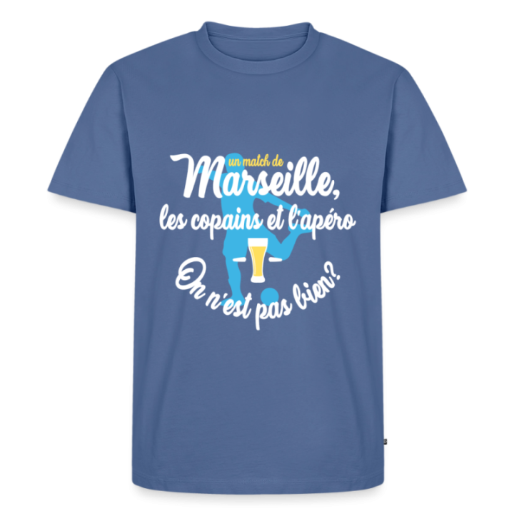 T-shirt premium homme - Un match de Marseille