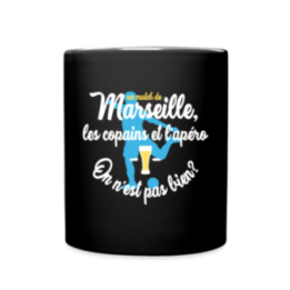 Mug uni - Un match de Marseille