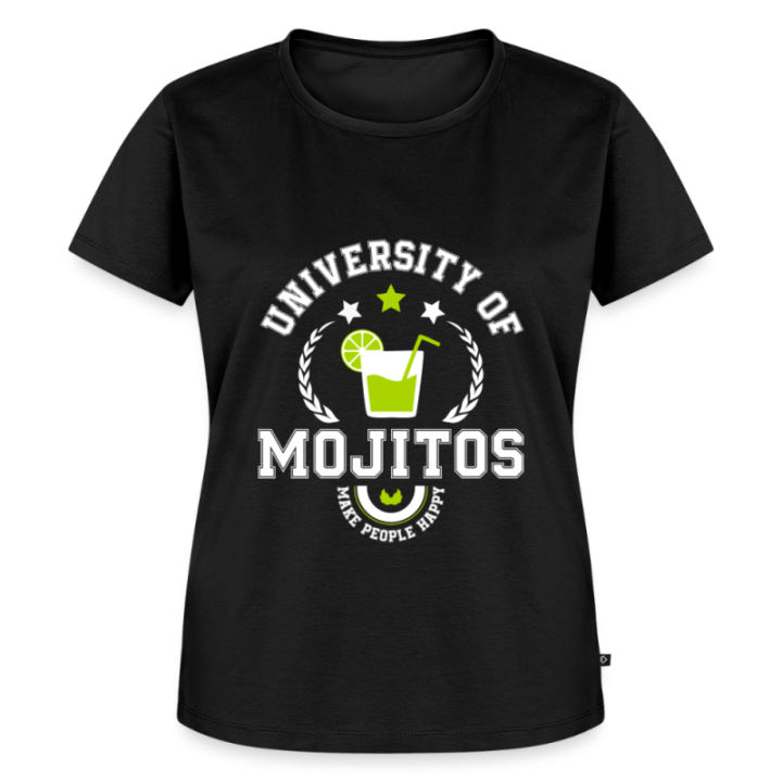 T-shirt premium femme - University of mojitos - noir - front