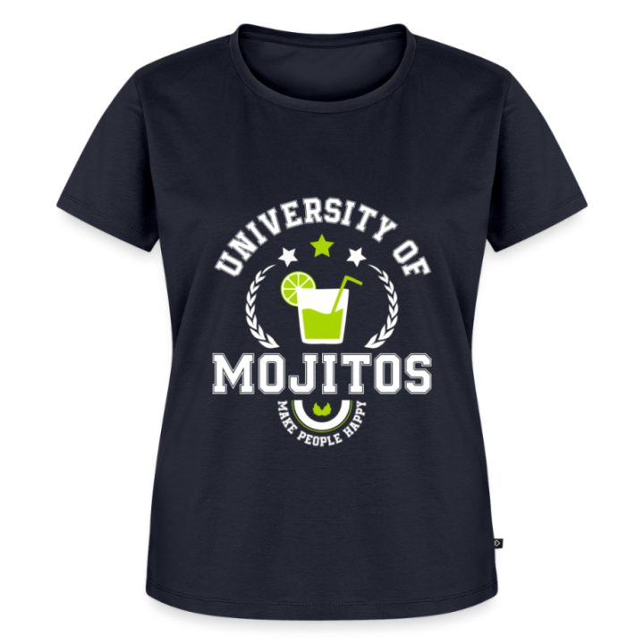 T-shirt premium femme - University of mojitos - bleu marine - front