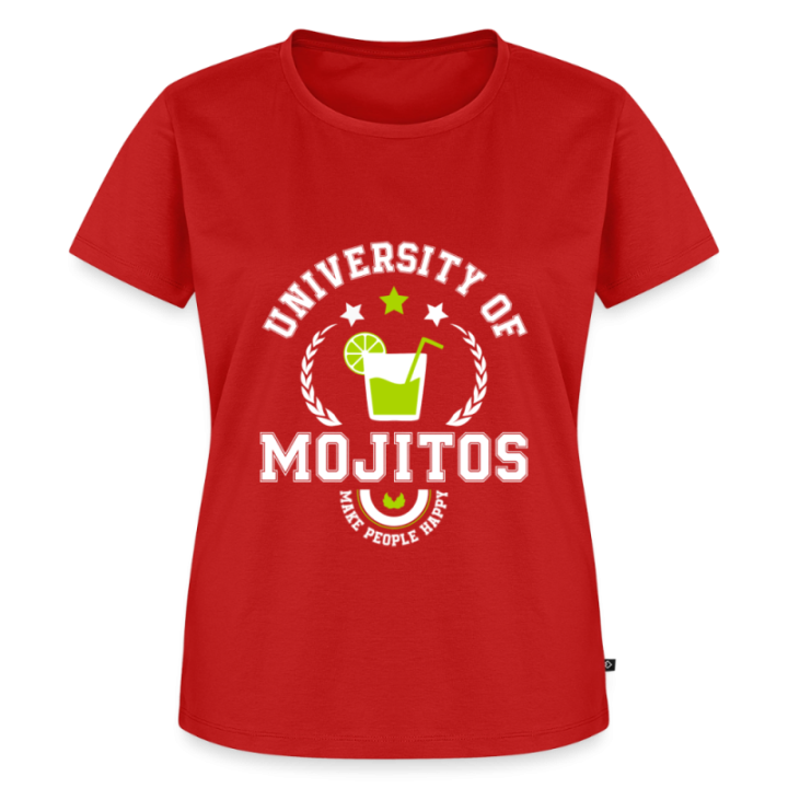 T-shirt premium femme - University of mojitos - rouge - front