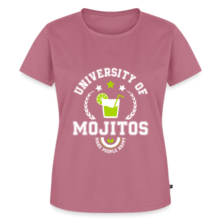 T-shirt premium femme - University of mojitos - mauve - front