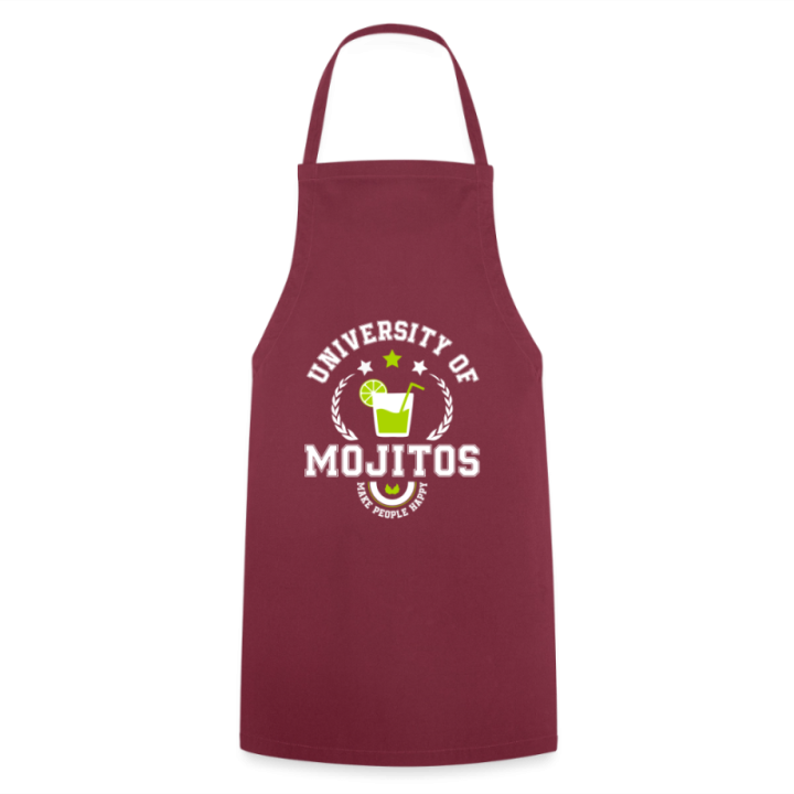 Tablier de cuisine - University of mojitos - bordeaux - front