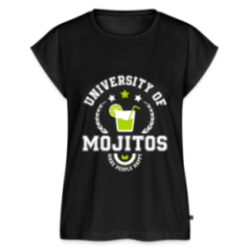 T-shirt à manches retroussées femme - University of mojitos