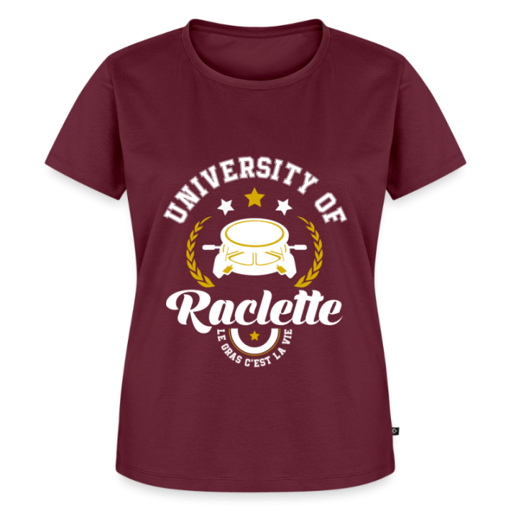T-shirt premium femme - University of raclette - bourgogne - front
