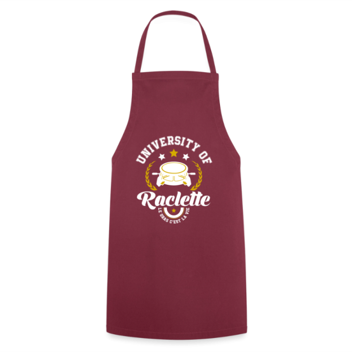 Tablier de cuisine - University of raclette - bordeaux - front