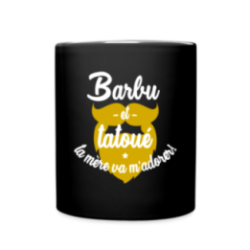 Mug uni - Barbu et tatoué: Ta mère va m'adorer