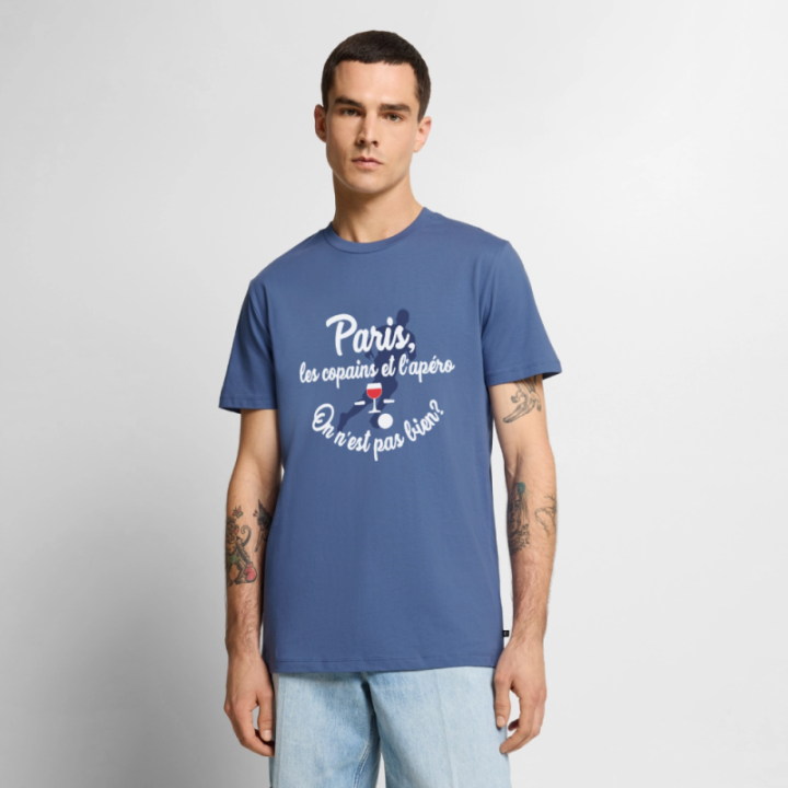  copains et apéro - bleu pigeon - front