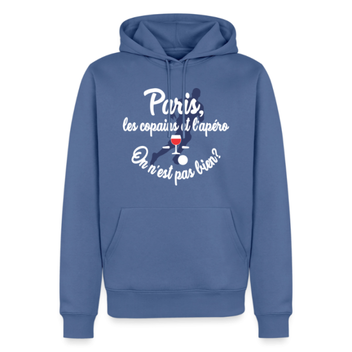Sweat-shirt à capuche premium homme - Paris
