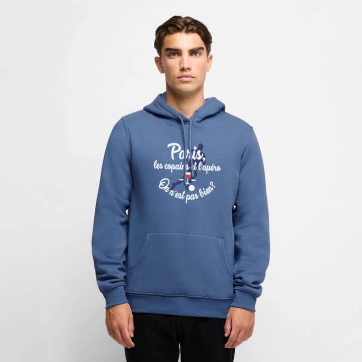  copains et apéro - bleu pigeon - front