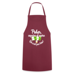 Tablier de cuisine - Poker