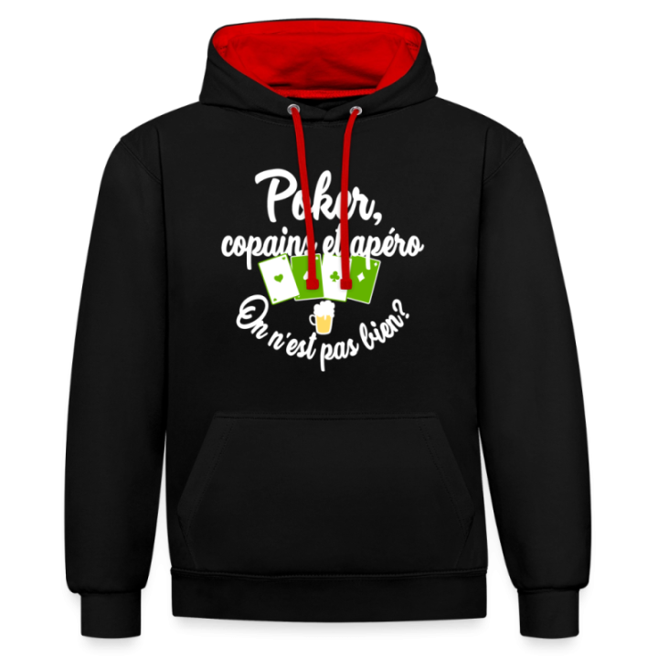  copains et apéro - bordeaux/anthracite - front