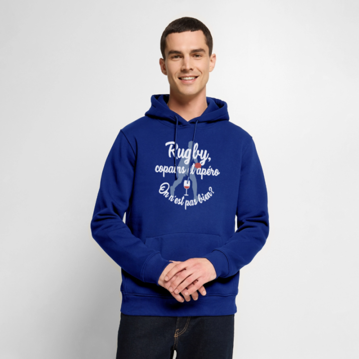 Sweat-shirt à capuche premium homme - Rugby