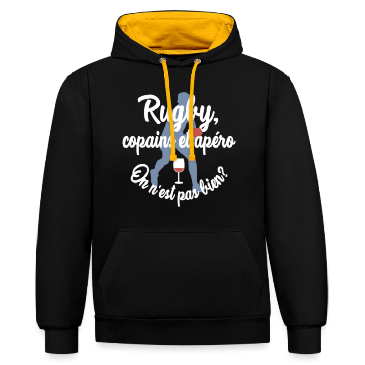  copains et apéro - bordeaux/anthracite - front