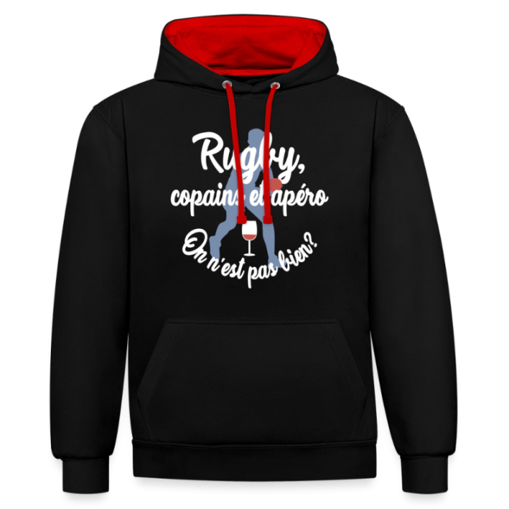  copains et apéro - bordeaux/anthracite - front