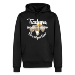 Sweat-shirt à capuche premium homme - Tracteurs