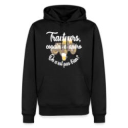 Sweat-shirt à capuche premium homme - Tracteurs, copains et apéro