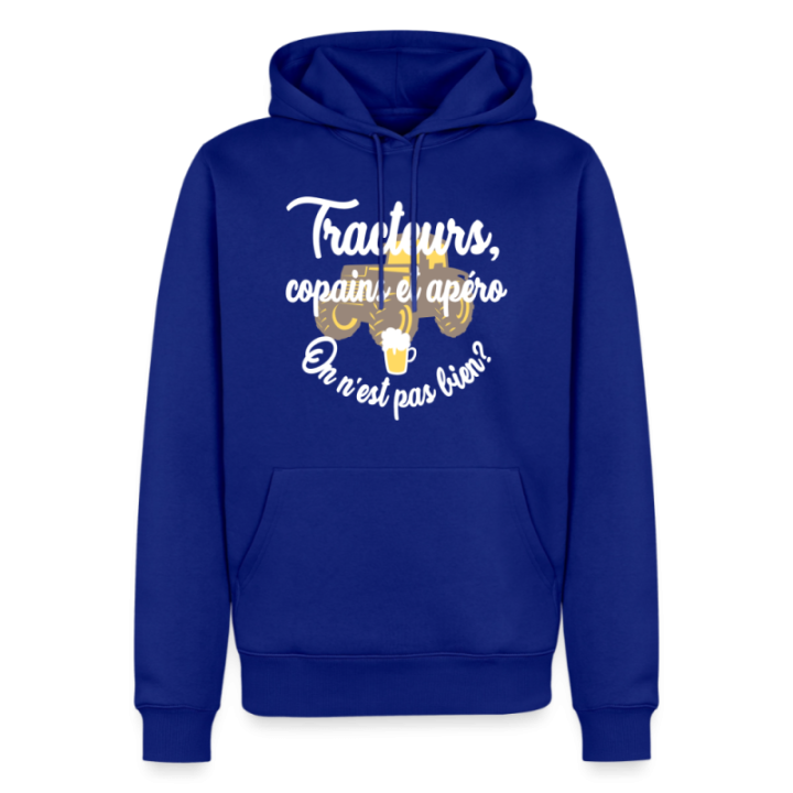 Sweat-shirt à capuche premium homme - Tracteurs