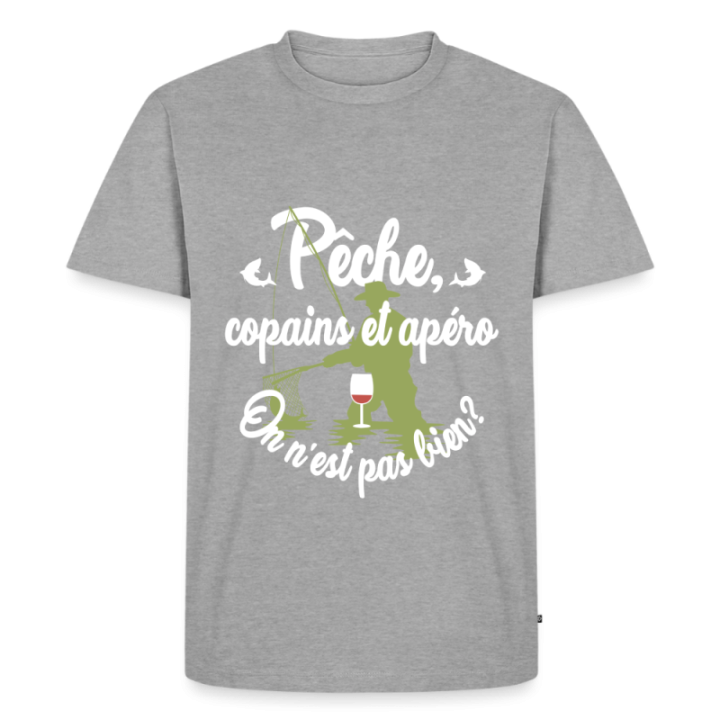 T-shirt premium homme - Pêche