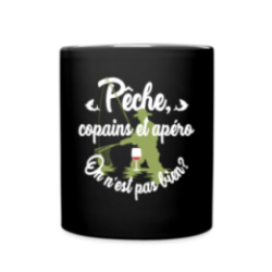 Mug uni - Pêche, copains et apéro