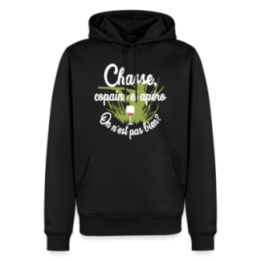 Sweat-shirt à capuche premium homme - Chasse