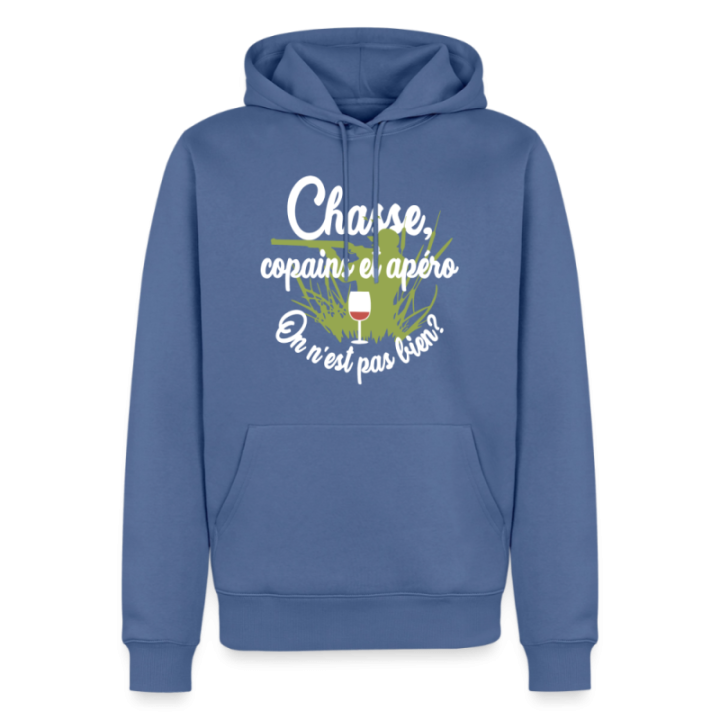 Sweat-shirt à capuche premium homme - Chasse
