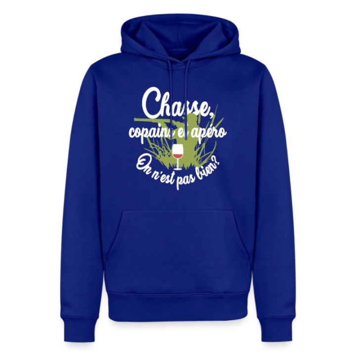 Sweat-shirt à capuche premium homme - Chasse