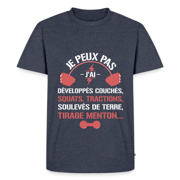  j'ai développés couchés - squats - tractions - anthracite chiné - front