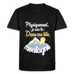 T-shirt premium homme - Dans ma tête