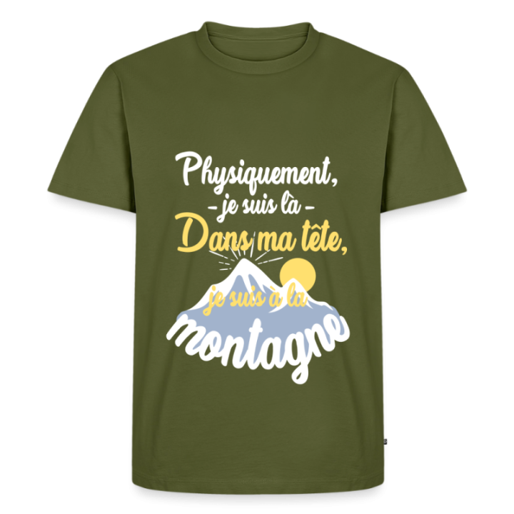  je suis à la montagne - noir - front