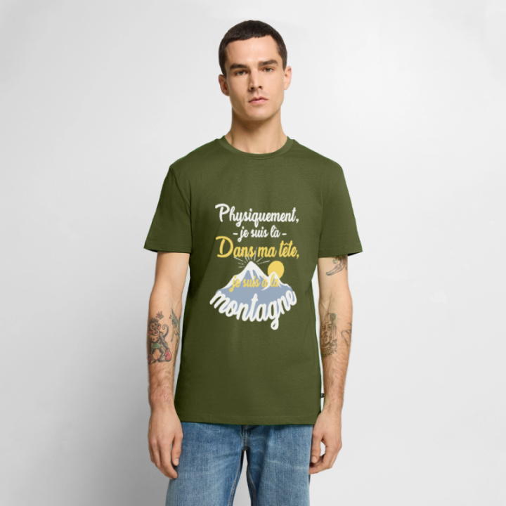 T-shirt premium homme - Dans ma tête
