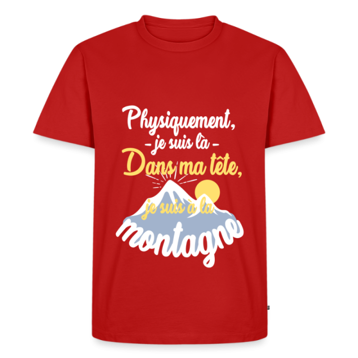 T-shirt premium homme - Dans ma tête