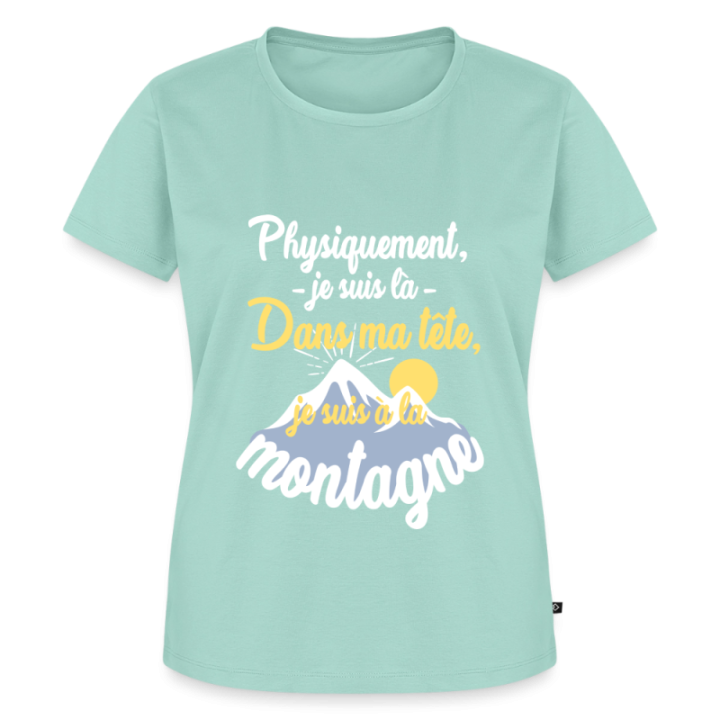  je suis à la montagne - bleu marine - front