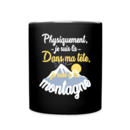 Mug uni - Dans ma tête