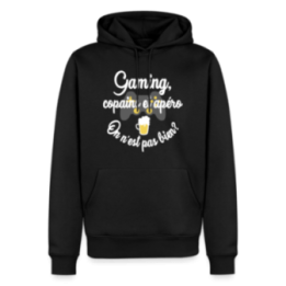 Sweat-shirt à capuche premium homme - Gaming