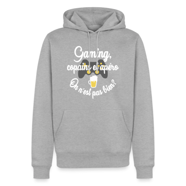 Sweat-shirt à capuche premium homme - Gaming