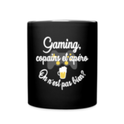 Mug uni - Gaming, copains et apéro