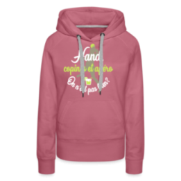 Sweat-shirt à capuche premium femme - Hand